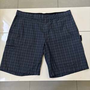 Greg Norman for Tasso Elba Five Iron Plaid Golf Shorts Size 40